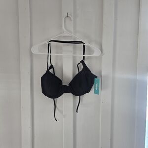 NWT Sports Illustrated Women's X-Back Underwire Bikini Top – Black